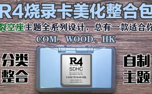 R4【DS烧录卡性价比之王】整合美化包